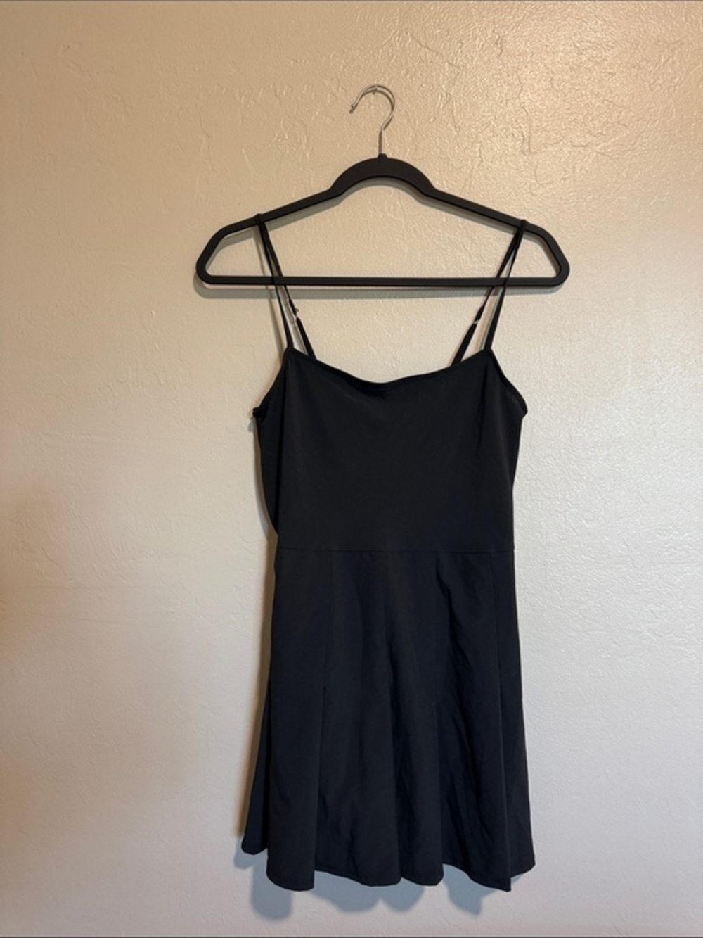 Abercrombie Black Mini Slip Dress Built In Shorts XS
